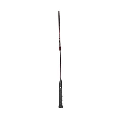 Vector X VXB-10 Aluminum Badminton Racket Pack of 3 Pieces Nylon Shuttles with Full-Cover Set (Maroon)