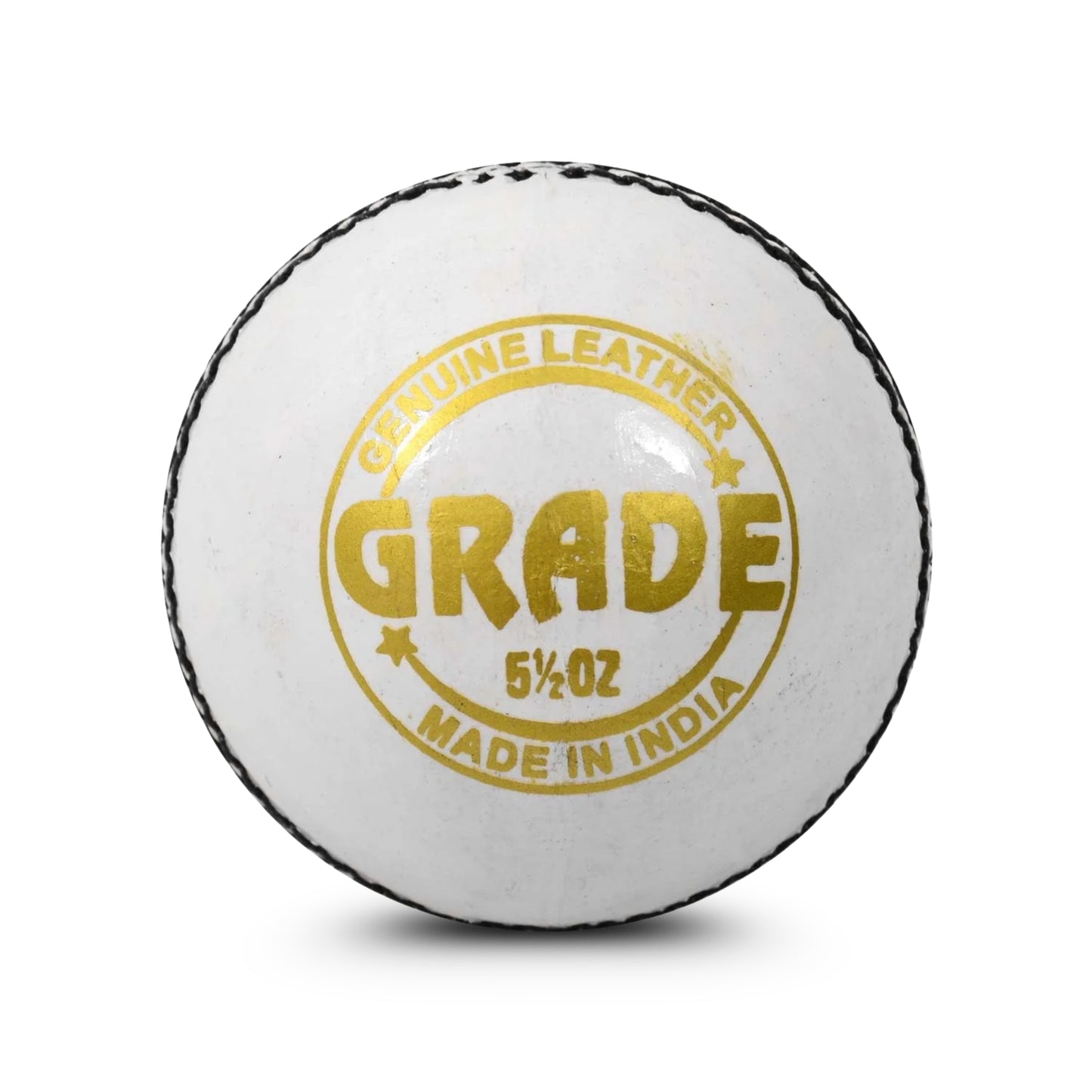 DSC 1500307 Leather Cricket Ball, Size Club (White)