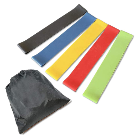 anythingbasic. Resistance Loop Bands Set for Squats, Stretching, Strength Training Exercises, Hips & Glutes Heavy Workouts for Men & Women (Pack of 5,