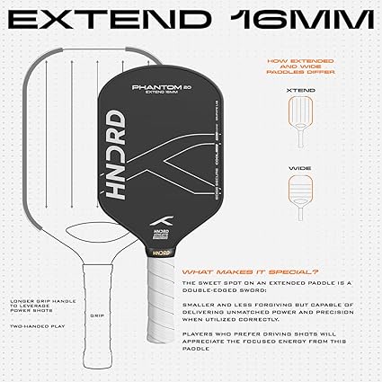 Hundred Phantom 20 Pickleball Racket | | Includes Free Bag
