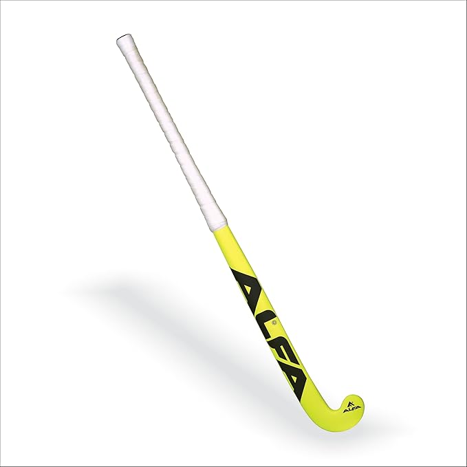 ALFA Indoor 10 Hockey Stick | Material : 10% Carbon Composite |Dual Core Technology | Hybrid Composite Structure | Enhanced Control | Lightweight and Durable