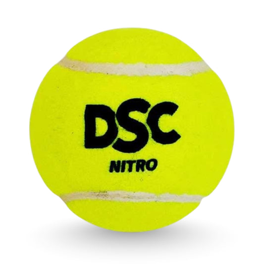 DSC Nitro Heavy Tennis Ball (Yellow) (Pack of 2)