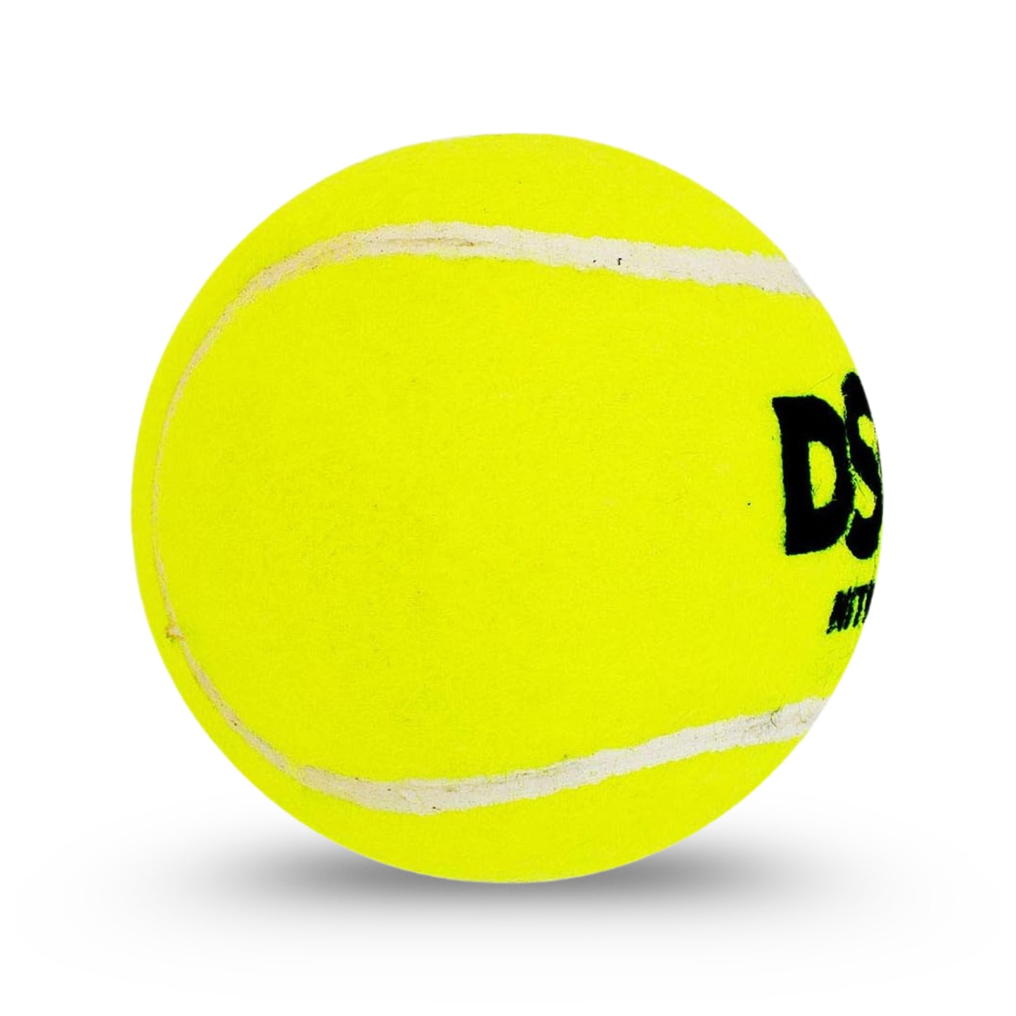 DSC Nitro Light Tennis Ball | Material: Rubber | Greater Durability | Stitching Rubber Moulded | Ideal for Indoor Play and Beginners