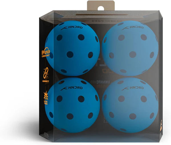 HUNDRED Delta Pro Pickleball Balls | USA Pickleball Approved | Hole Design | Tournament Ball