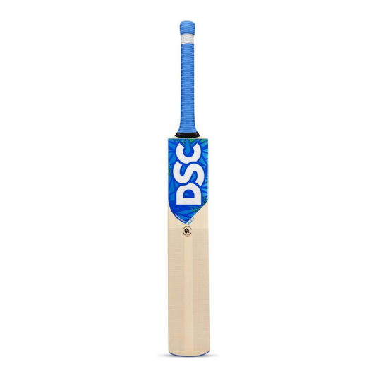 DSC BLU 11 Kashmir Willow Cricket Bat 2023 Massive Edges | Exquisite Balance | Crosswave Tape on Edges | Pronounced Bow | Monstrous Hitting Area | Extended Power Zone