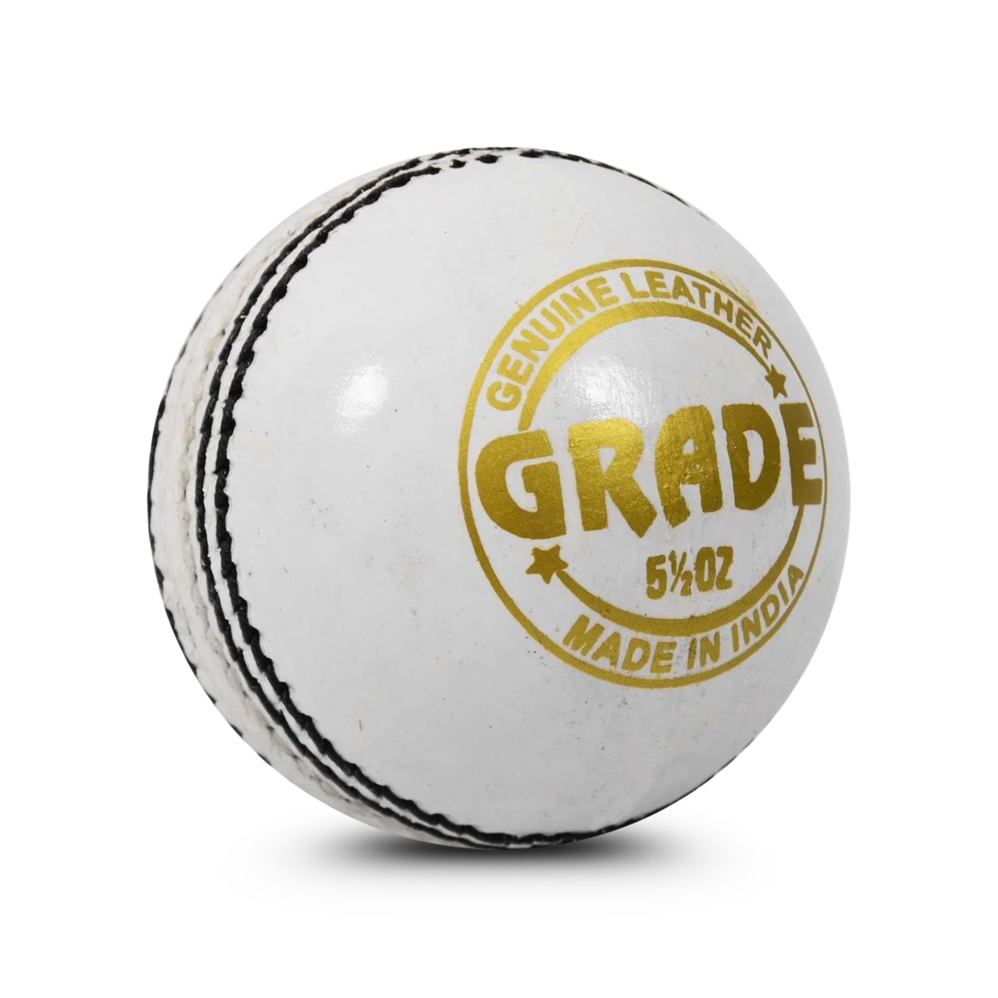 DSC 1500307 Leather Cricket Ball, Size Club (White)