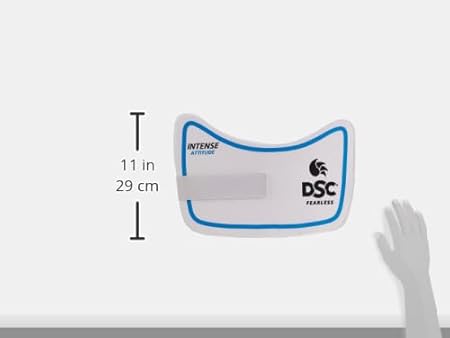 DSC Intense Attitude Cricket Chest Guard | White | Lightweight | Chest Protector