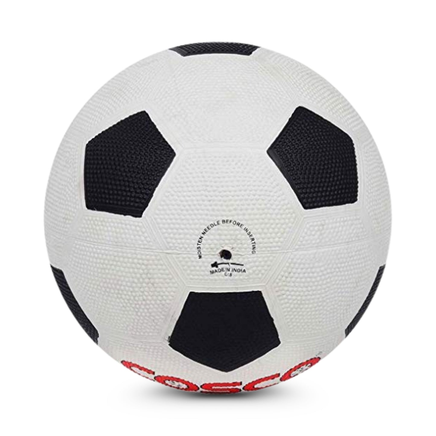 Cosco Mundial Nylon Foot Ball, Size 5, White/Black