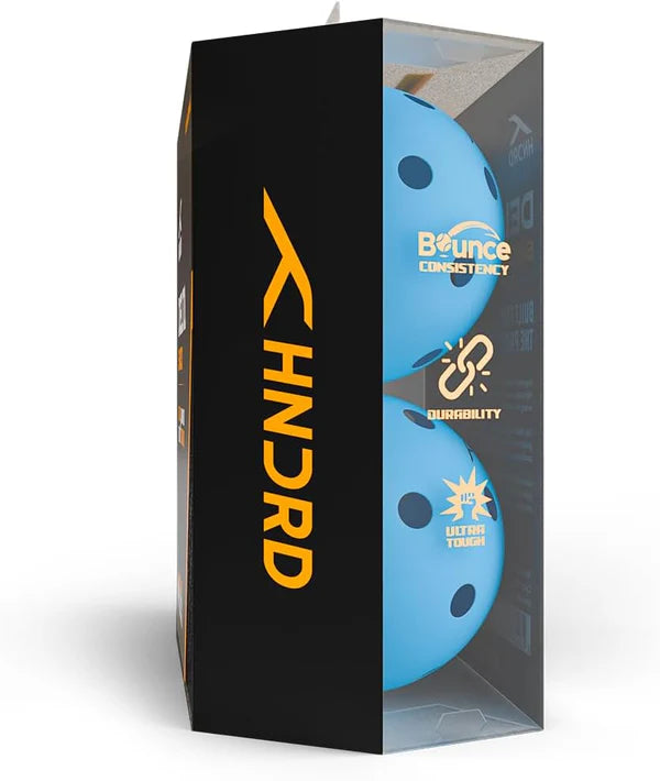 HUNDRED Delta Pro Pickleball Balls | USA Pickleball Approved | Hole Design | Tournament Ball