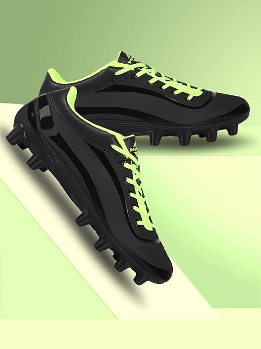 Nivia Airstrike Football Studs | TPU Synthetic, Moulded Insole | Minimal Water Absorption/Water Proof