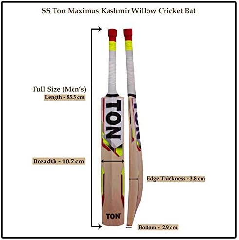 SS Mens TONKW005 Cricket Bat Beige Short Grip