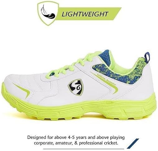 SG Savage Stud Cricket Shoe | for Mens & Boys | Material: Mesh & PVC | Lightweight | Improved Stability in The Game