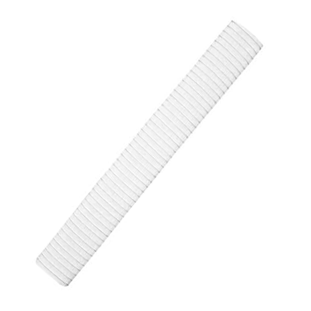 DSC Rubber Ring Line Cricket Bat Grip (White, Full)