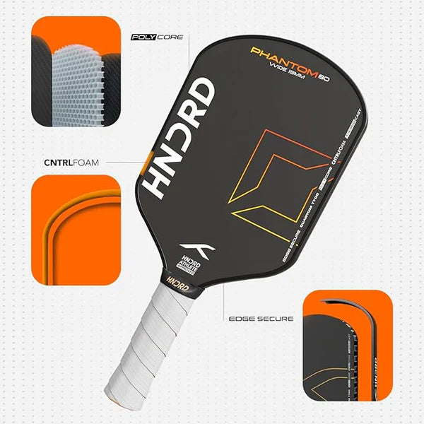 Hundred Phantom 20 Pickleball Racket | | Includes Free Bag