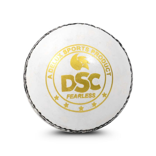 DSC 1500307 Leather Cricket Ball, Size Club (White)