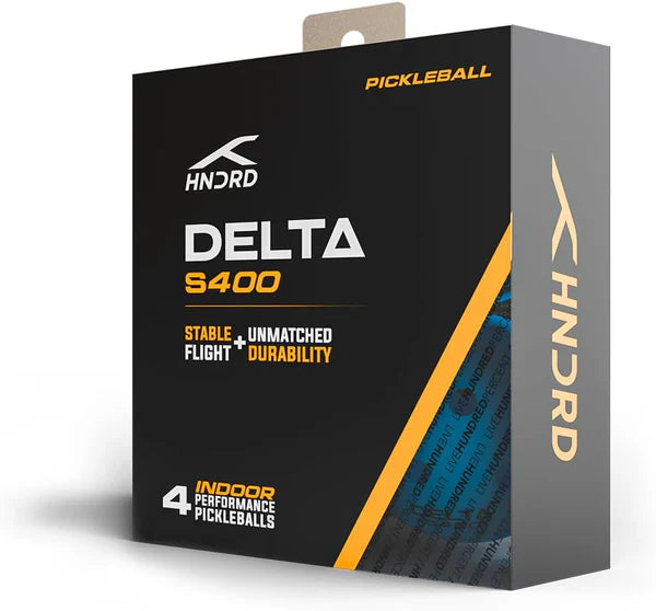 HUNDRED Delta Pro Pickleball Balls | USA Pickleball Approved | Hole Design | Tournament Ball