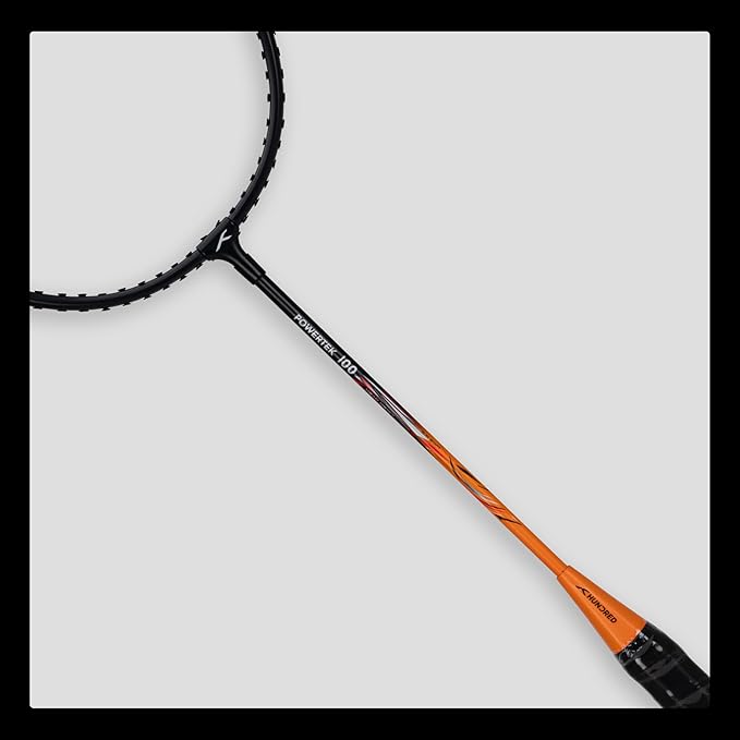 HUNDRED Aluminium Powertek 100 (Set of 2) Badminton Racket with Full Cover