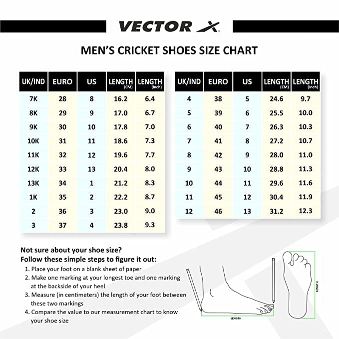 Vector X CKT-100 Cricket Shoes for Men's