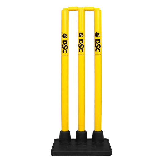 DSC Plastic Cricket Stumps Set with Rubber Base