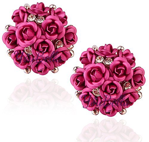 Youbella Stylish Party Wear Jewellery Gold Plated Studs Earrings For Women