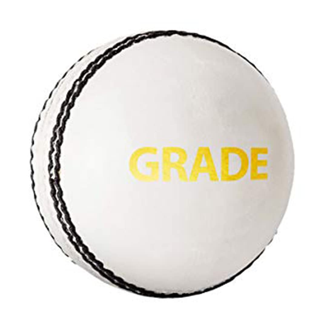 DSC 1500307 Leather Cricket Ball, Size Club (White)