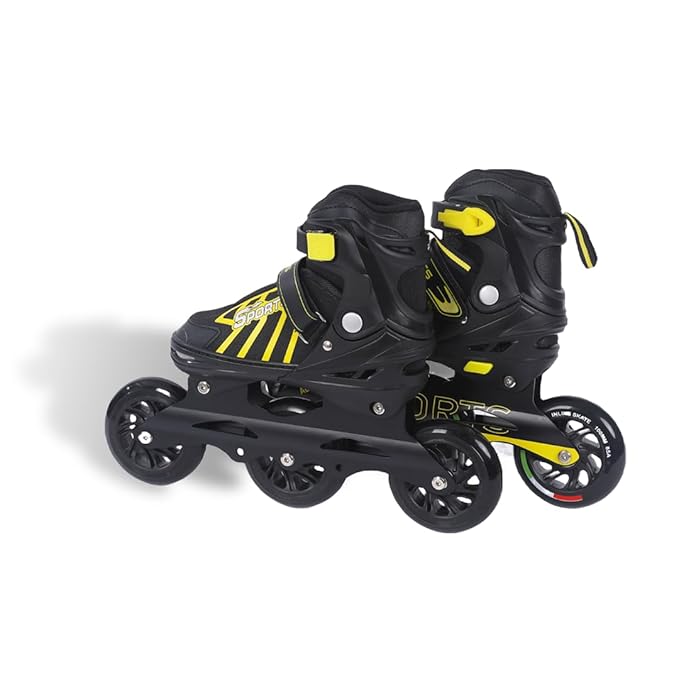 Endless EL1031 Inline Adjustable Skates | Aluminium Chassis and 100 mm PU Three Wheels | With ABEC 9 Bearings | Indoor and Outdoor