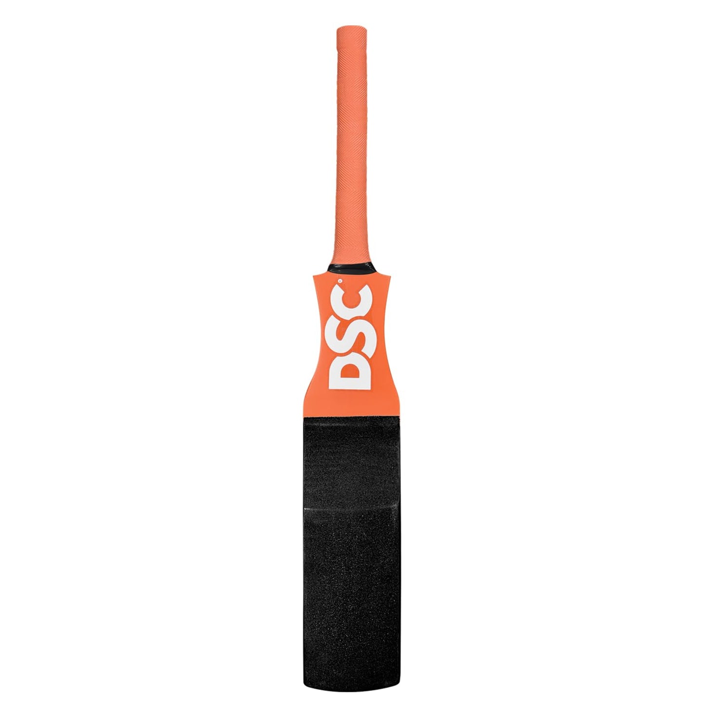 DSC Wood Catching Poplar Willow Practice Bat with Foam Base for Catching and Fielding Practice - Orange (Catch Bat - Orange)