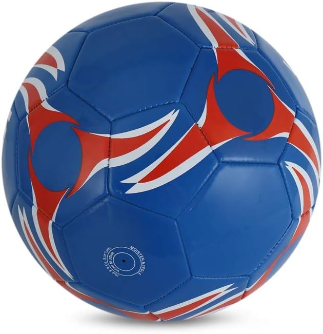 Vector X France Hand Stitched Football for Kids |Sports| Match | Training | Practice| Professional Soccer Football | Size-5| Blue Red |