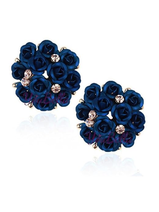 Youbella Stylish Party Wear Jewellery Gold Plated Studs Earrings For Women
