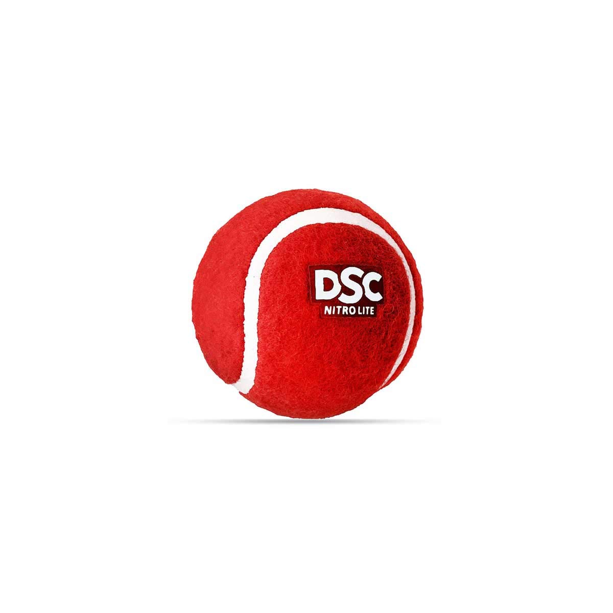 DSC Nitro Light Tennis Rubber Ball (Red) Pack of 2