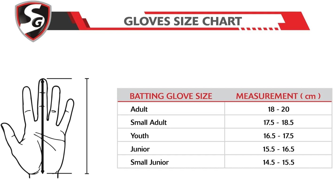 SG Batting Gloves SG CLUB Youths LH