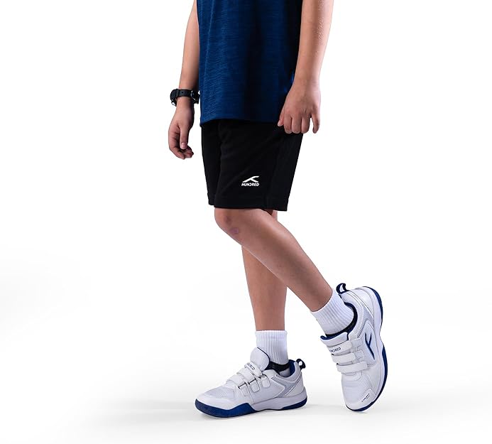 HUNDRED Court Star Non-Marking Badminton Shoes for Boys | Lightweight | X-Cushion Protection | Suitable for Indoor Tennis/Squash/Table Tennis/Basketball & Padel