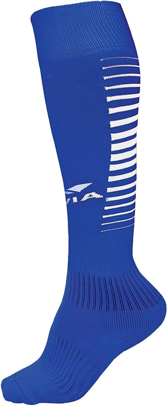 Nivia Encounter Polyester Football Stockings Large (Royal Blue/White)