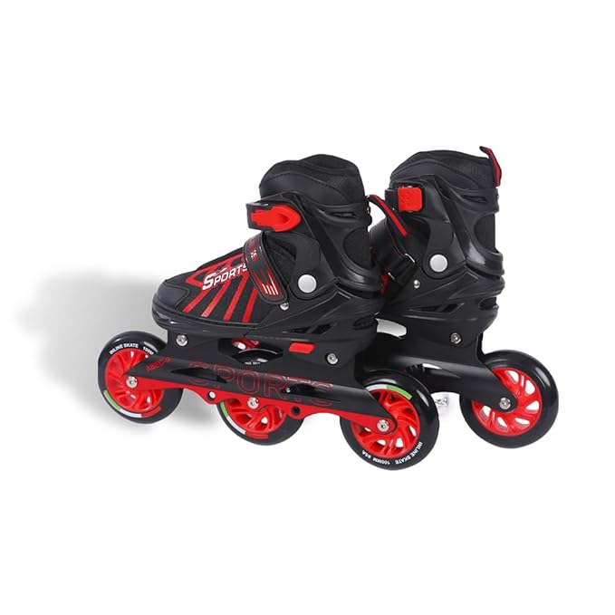 Urban freestyle skates with reinforced shell for tricks and stunts
