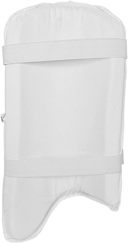 DSC Intense Attitude Cricket Thigh Pad | Color: White & Blue | Szie: Youth Right Hand