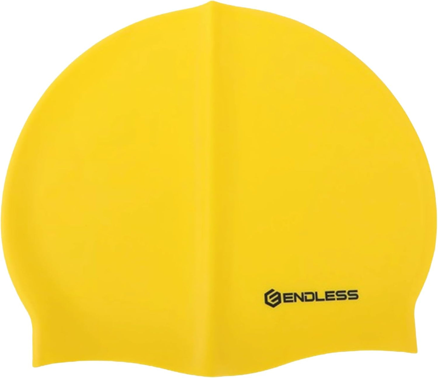 Endless EL1019 Classic Comfortable Plain Silicon Swimming Cap | Fully Elastic Waterproof Swimming Cap for Long and Short Hair with Thicker Edge | For Adults, Women and Men