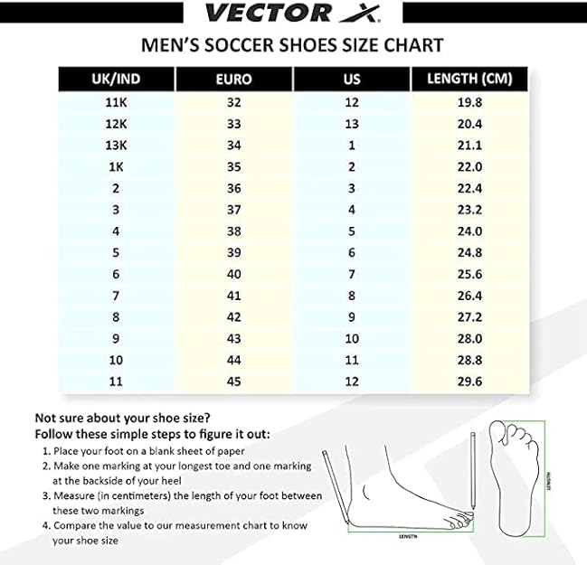 Vector X NXG Football Shoes | Synthetic sole | Lace-Up | Padded Footbed