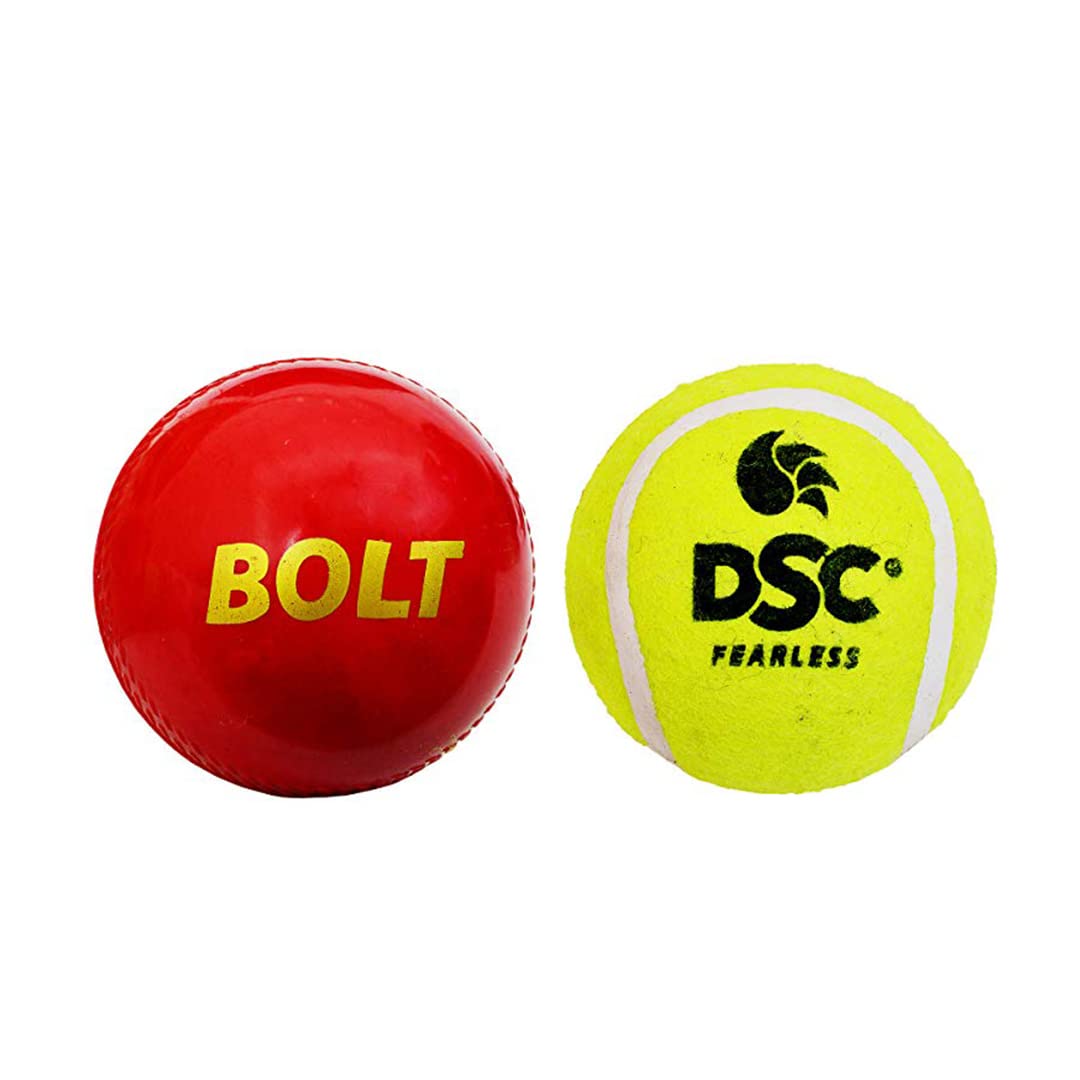 DSC 1500318 Synthetic Cricket Tennis Ball (Standard Size) Green