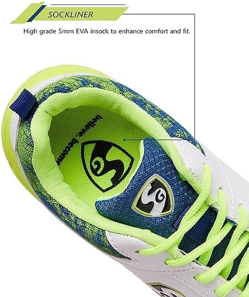 SG Savage Stud Cricket Shoe | for Mens & Boys | Material: Mesh & PVC | Lightweight | Improved Stability in The Game