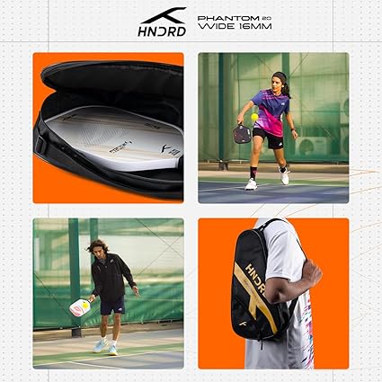 Hundred Phantom 20 Pickleball Racket | Power Play | Includes Free Bag
