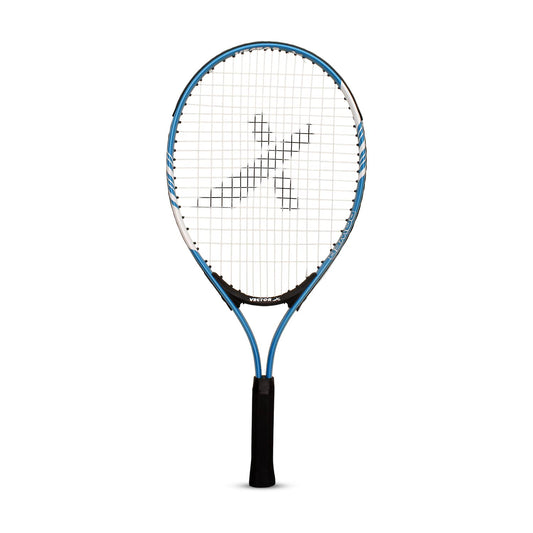 Vector X VXT-520 Adult Recreational Tennis Rackets, Super Lightweight Tennis Racquets for Student,Training,Tennis and Beginners, Outdoor Games (25-inch, 3/4 Cover),Blue/White