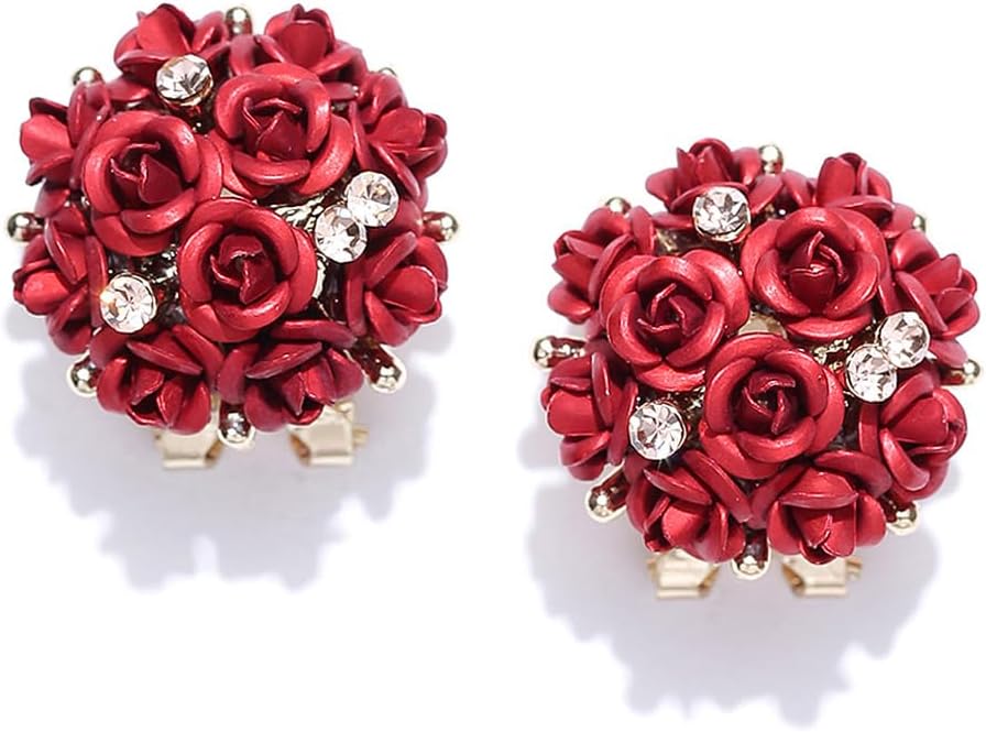 Youbella Stylish Party Wear Jewellery Gold Plated Studs Earrings For Women
