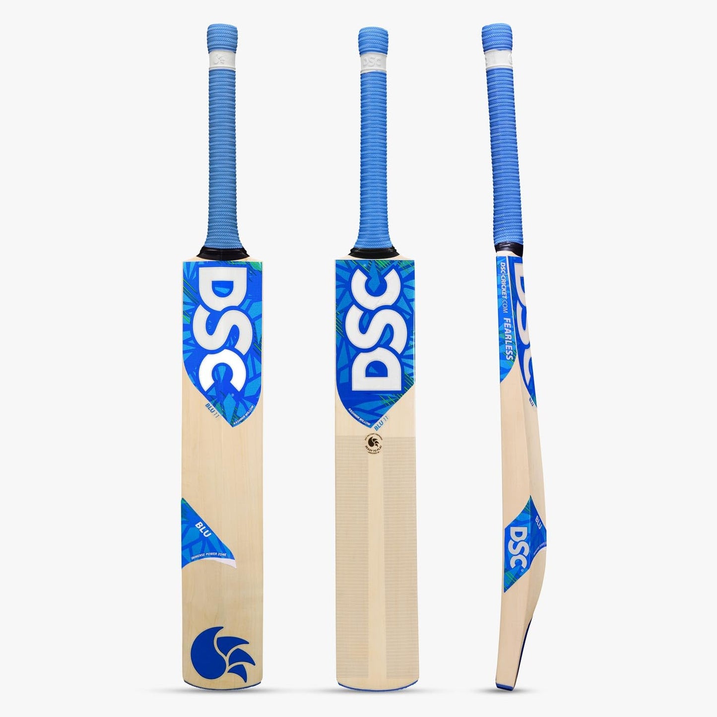 DSC BLU 11 Kashmir Willow Cricket Bat, Size-6