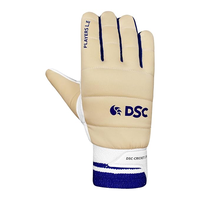 DSC Player Edition Cricket Wicket Keeping Inner Gloves for Mens| Faster Sweat Absorbtion | Comfort Fit | Kit For Men and Boys | Multicolour | Leather