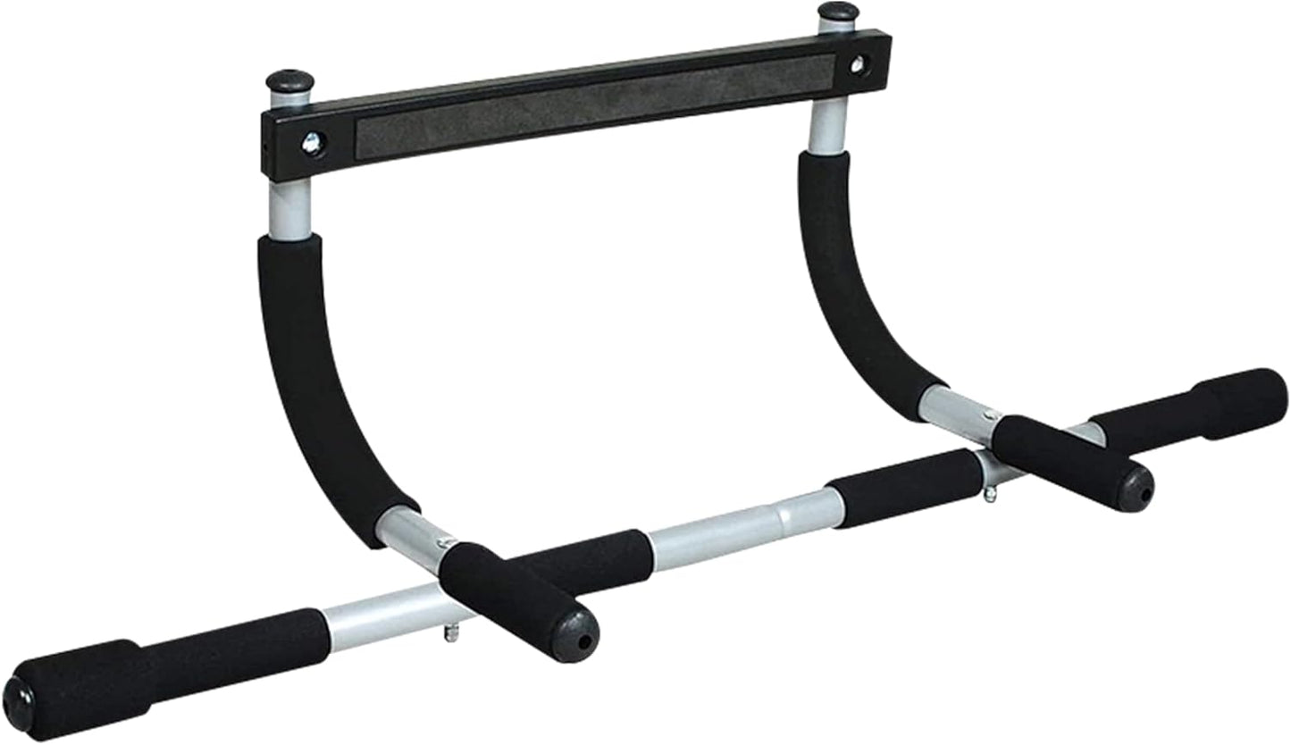Endless EL1037 Stainless Steel Curved Pull Up Bar for Home Wall | Material : Stainless Steel | For Strengthening Exercises at Home or Gym with Anti-Skid Cushion Grip | For Adult, Men and Women