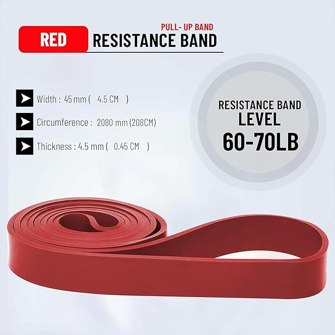 anythingbasic ab. Latex Resistance Band Exercise Band, Perfect for Mobility, Body Stretching, Powerlifting, Home Workout, Fitness Training Loop Bands for Men & Women