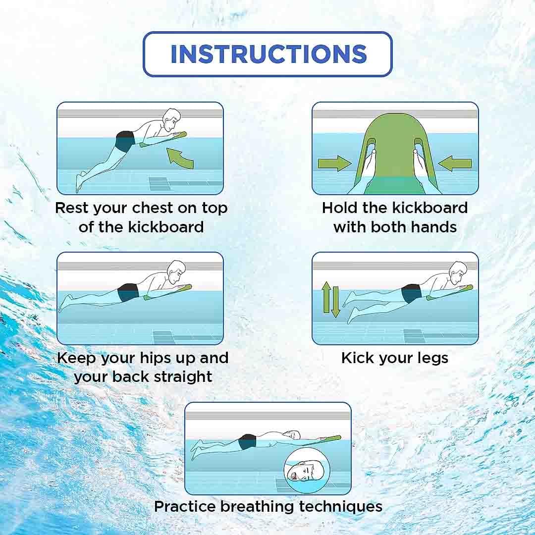 Endless EL1011 Swimming Kickboard With Comfortable Design