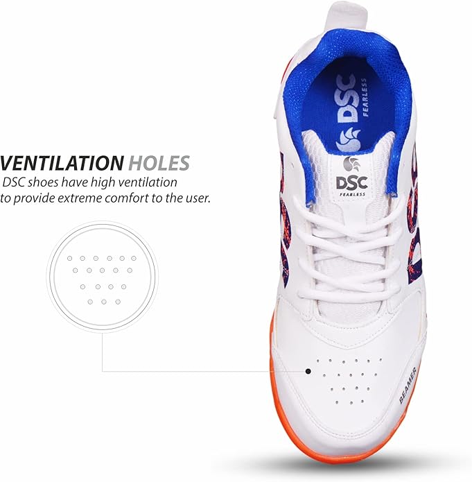 DSC Beamer Cricket Shoes | For Boys And Men | Lightweight | Durable | Embossed Design