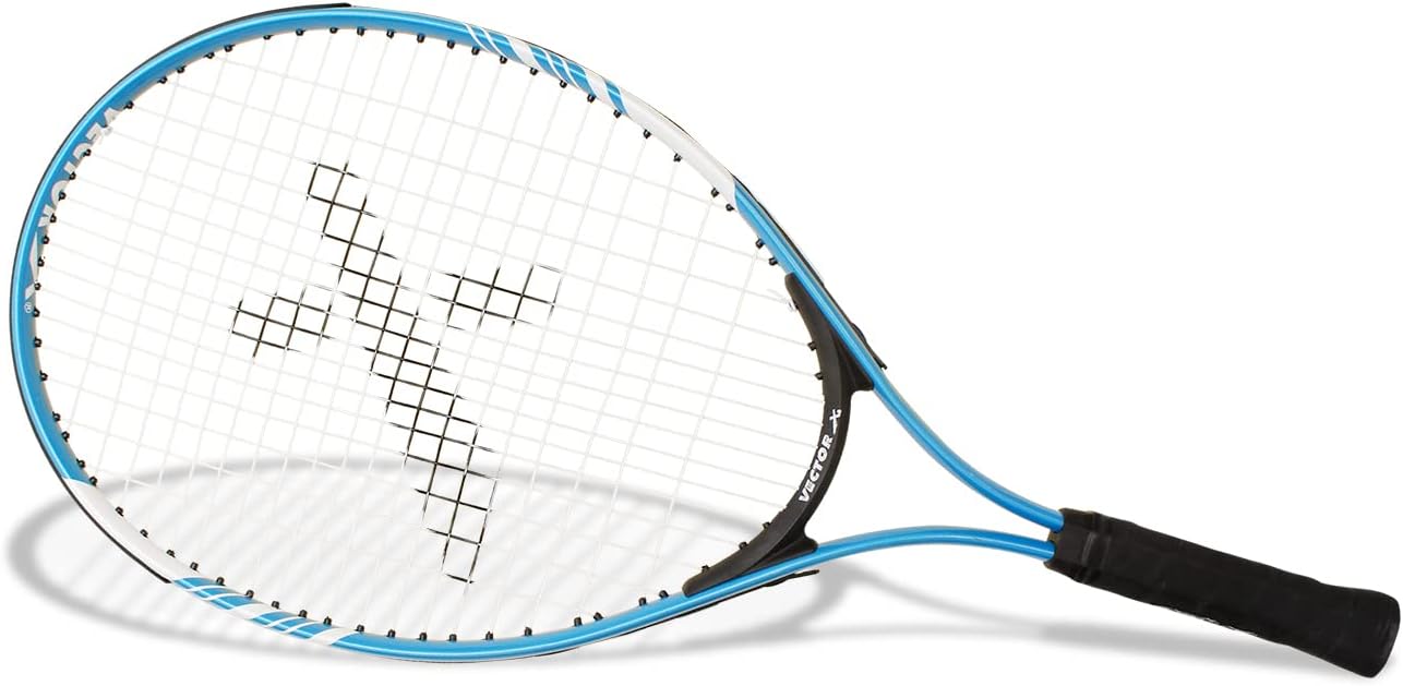 Vector X Vxt 520 25 inches with Full Cover Strung Tennis Racquet (Yellow, Black)
