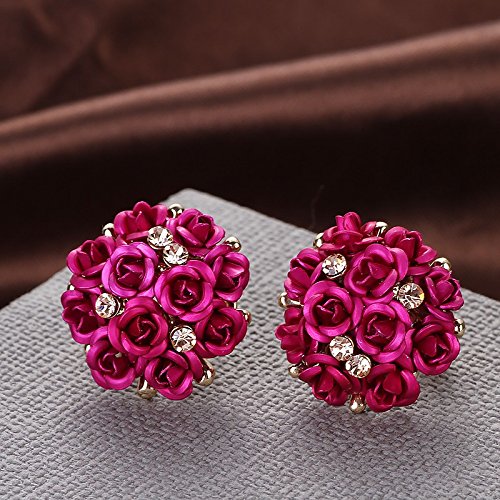 Youbella Stylish Party Wear Jewellery Gold Plated Studs Earrings For Women